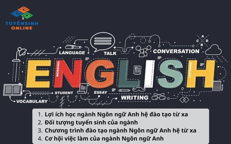 Lợi ích học ngành Ngôn ngữ Anh hệ đào tạo từ xa
