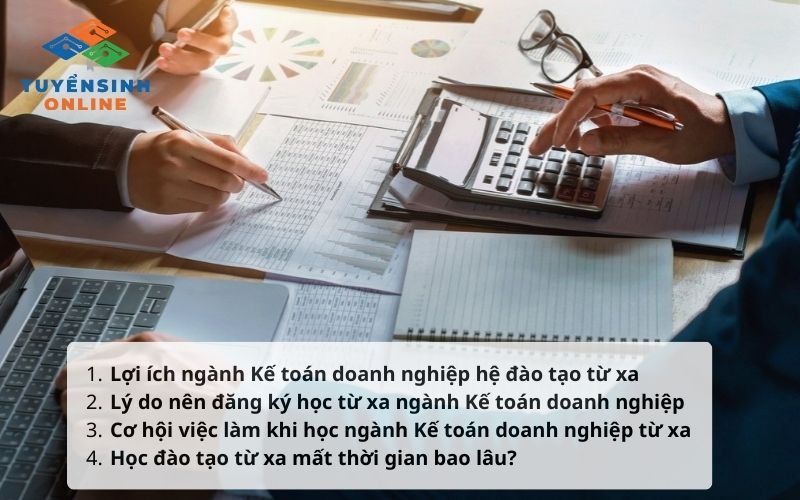 Đào Tạo Từ Xa Kế Toán Doanh Nghiệp | 5 trường đào tạo