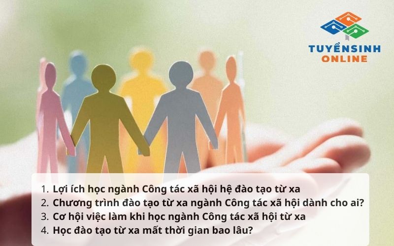 Lợi ích học ngành Công tác xã hội hệ đào tạo từ xa