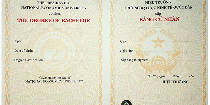 Bằng cấp và giá trị văn bằng Hệ Đại Học Từ Xa Trường Kinh Tế Quốc Dân