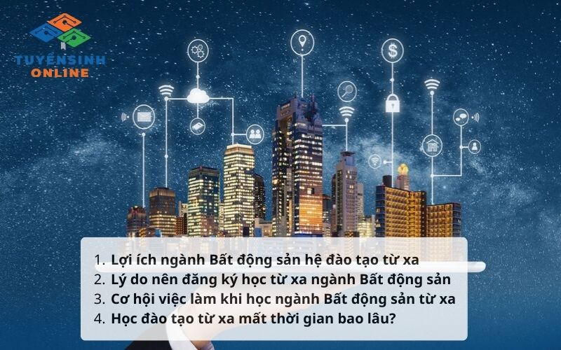 Đào tạo từ xa ngành Bất Động Sản
