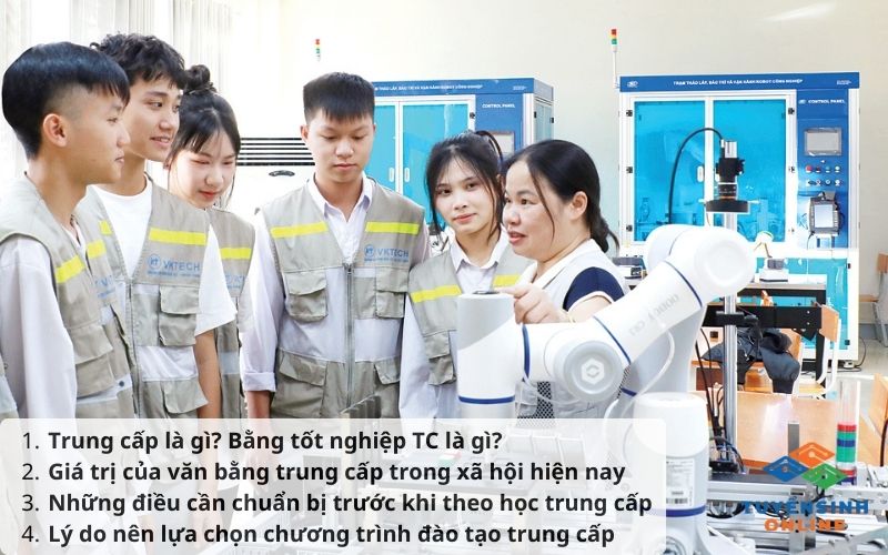 Trung cấp là gì? Đã tốt nghiệp TC là gì? Trình độ thế nào?