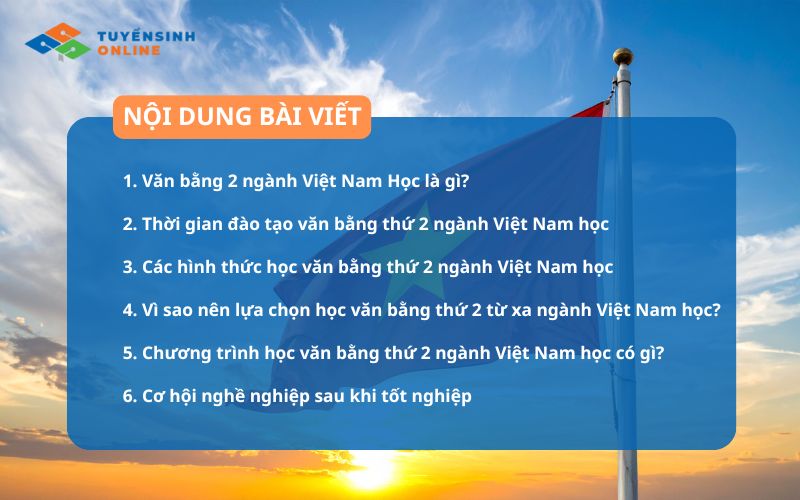 Văn bằng 2 ngành Việt Nam Học có nên học năm 2026?