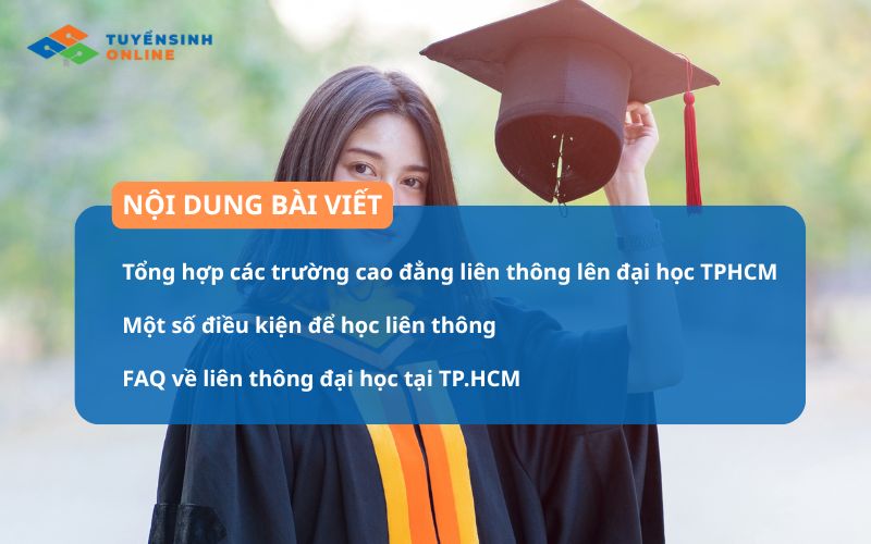 [2026] các trường cao đẳng liên thông lên đại học TPHCM