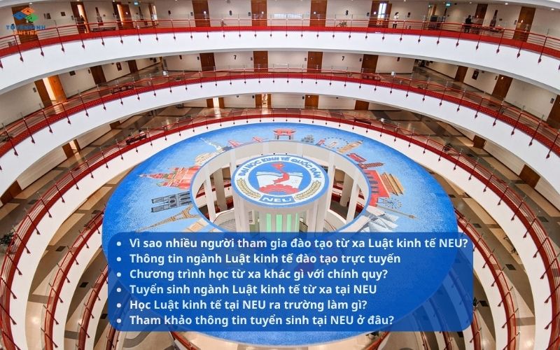 Đào tạo từ xa Luật kinh tế NEU: Thông tin chi tiết 2026