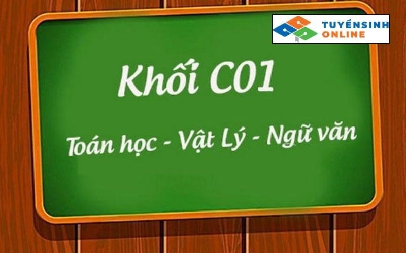 Tổ hợp khối C01 bao gồm những môn gì?