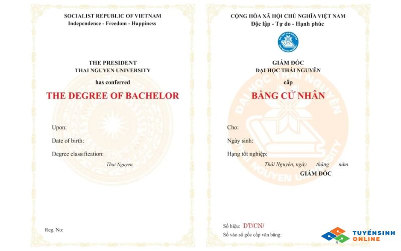 Giá trị bằng đại học từ xa tại Đại học Thái Nguyên