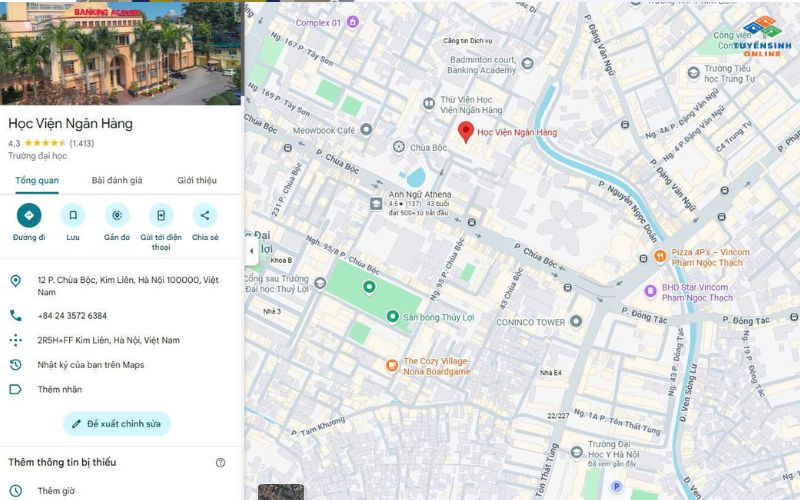 2.4 Học viện Ngân hàng