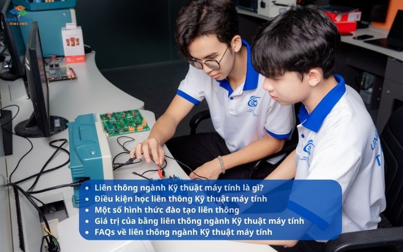 Liên thông ngành kỹ thuật máy tính: 3 hình thức đào tạo