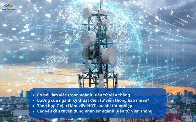 Lương của ngành Kỹ thuật Điện tử Viễn thông bao nhiêu?