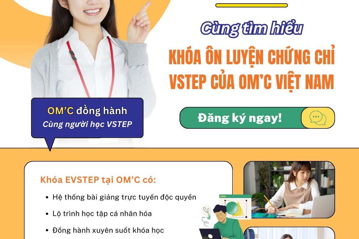 Trung tâm Ngoại ngữ OM'C – Đơn vị đào tạo và ôn thi VSTEP