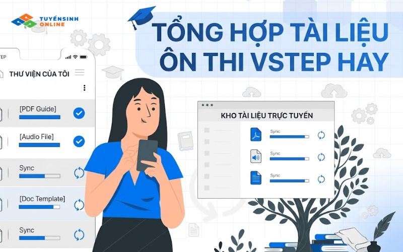Tải 10 bộ tài liệu ôn thi VSTEP đầy đủ 4 kỹ năng mới nhất
